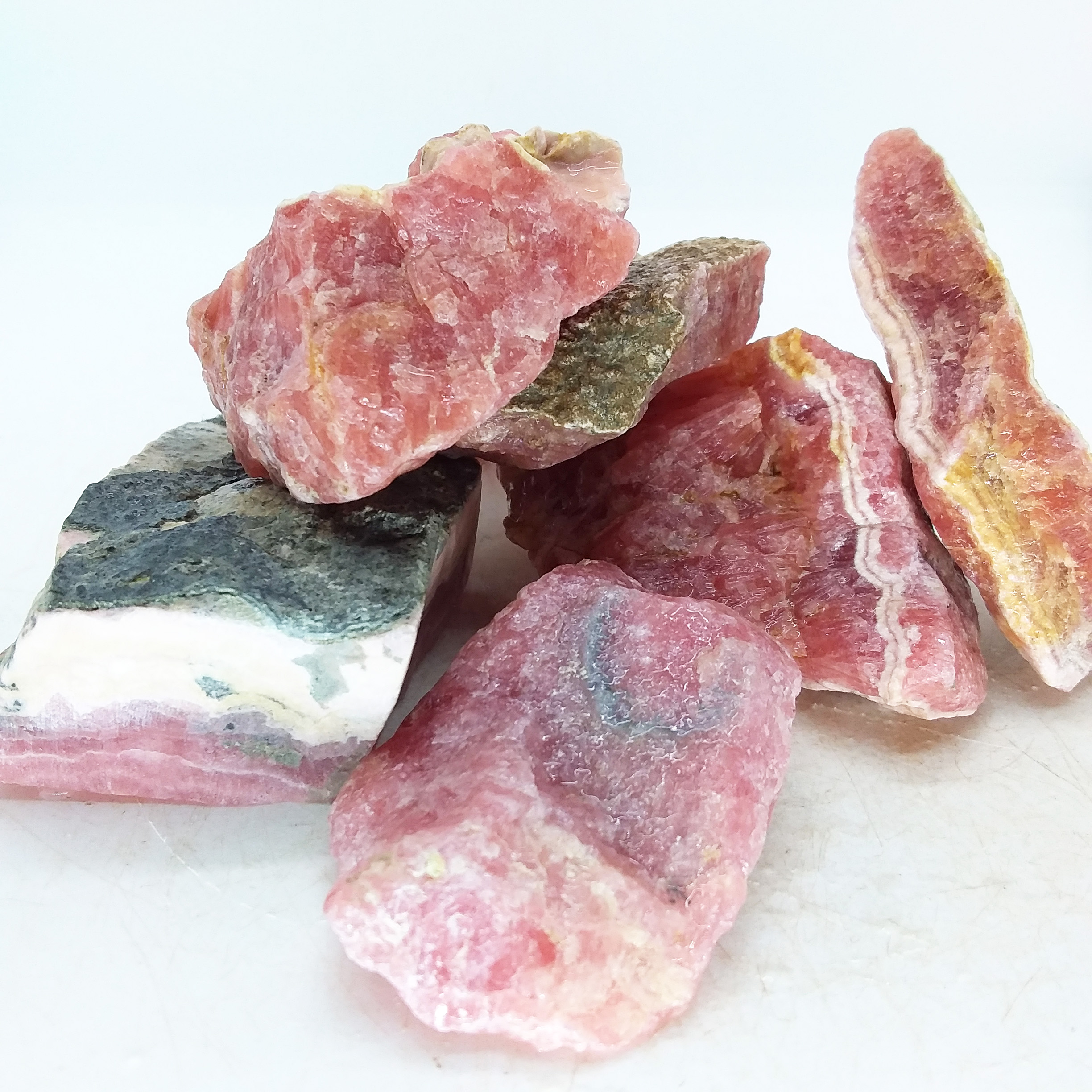 Rhodochrosite rough on sale for sale
